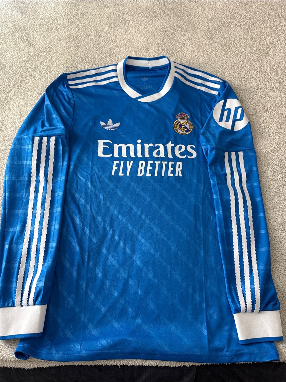 Real Madrid 2025-26 Adidas Long Sleeve Away Third Jersey